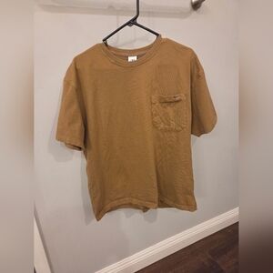 Zara Men's Tan Short Sleeve Tee